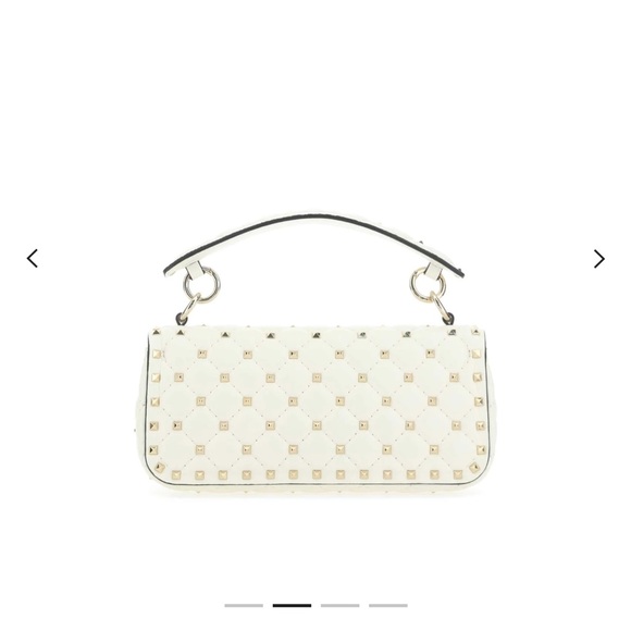 Authentic Valentino rockstud spike purse in ivory - Picture 7 of 10